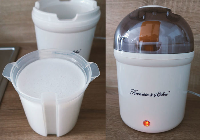Kokosjoghurt selber herstellen mit Joghurt-Maker