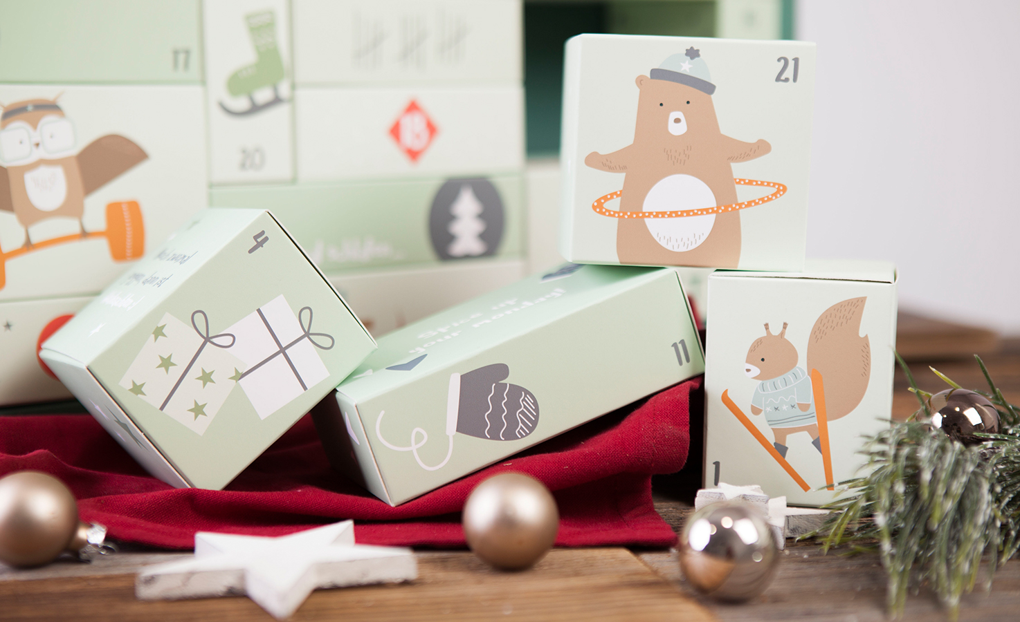 Vegane, originelle & gesunde Adventskalender für Erwachsene 2017