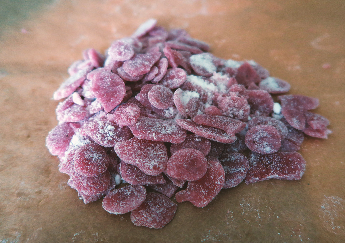 Rezept für gesunde Bonbons selber machen - fruchtig mit Himbeer-Aroma