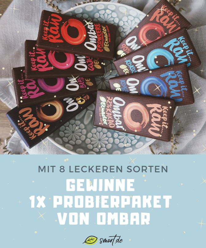 Gewinnspiel - gewinne ein Probierpaket von Ombar Schokolade auf smort.de