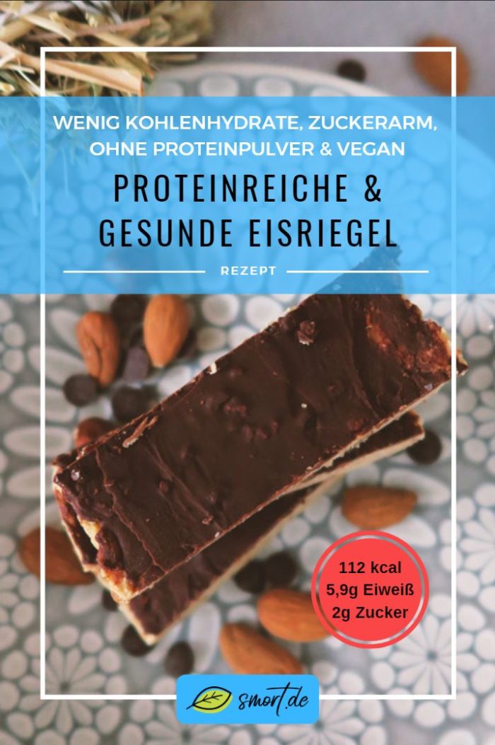 2 in 1 Eis & Proteinriegel selber machen gesund naschen
